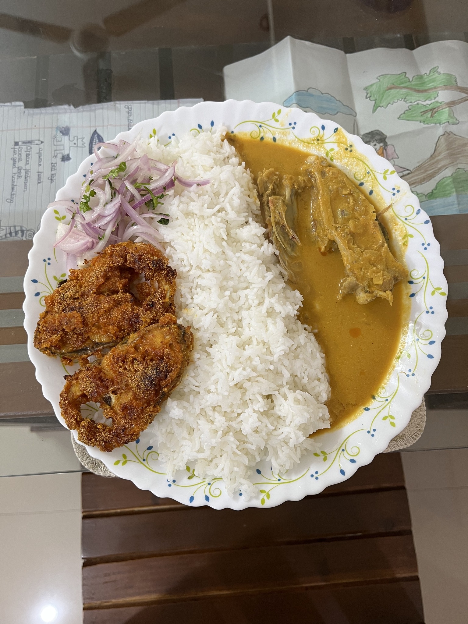 Soft roti smothered in buttery potato bhaji — simple food that tastes ...