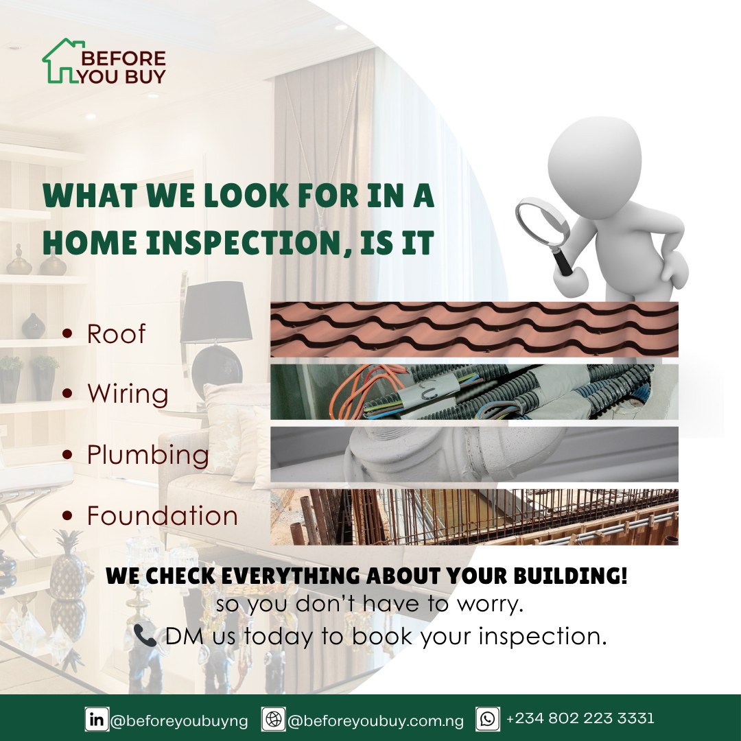 Before you buy - 🔍 What We Look For in a Home Inspection... | Facebook