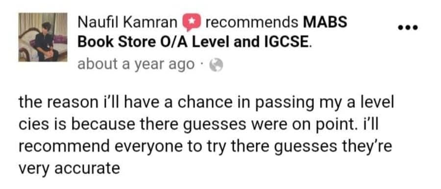 Exam savers! Guess... - MABS Book Store O/A Level and IGCSE | Facebook