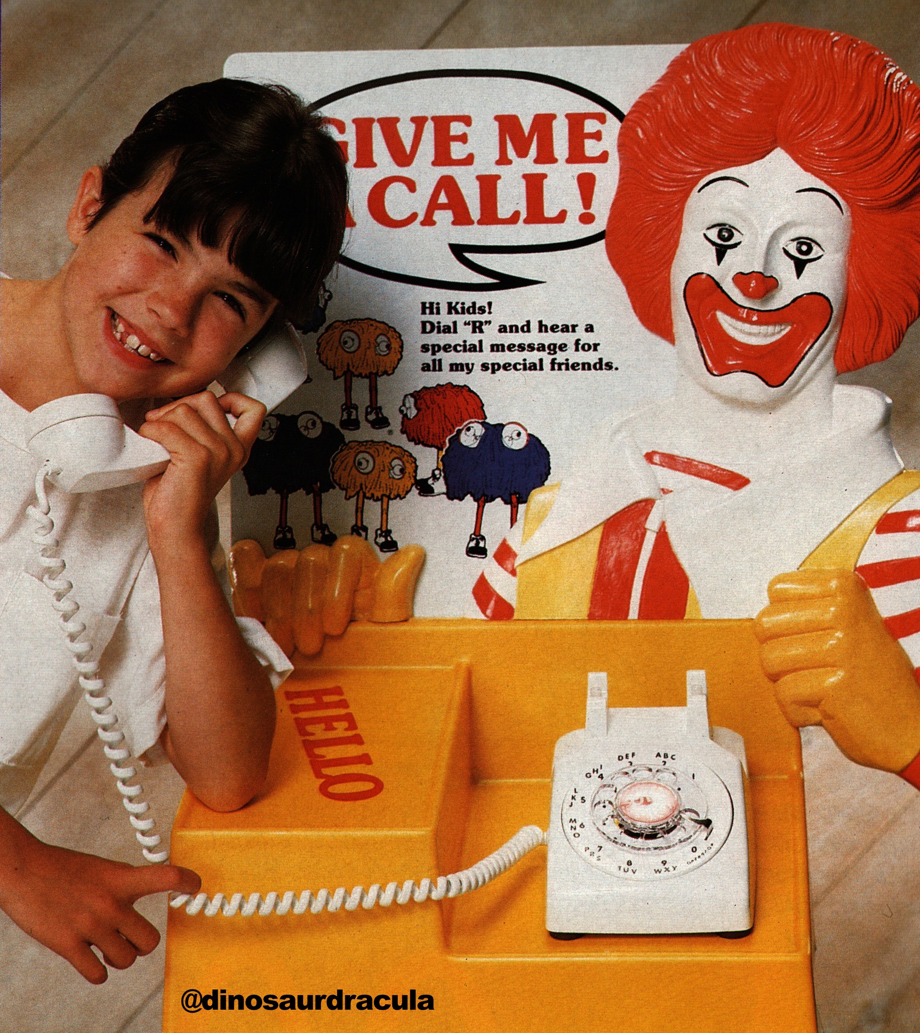 1985 Ronald Mcdonald Telephone #mcdonalds #happymealtoys