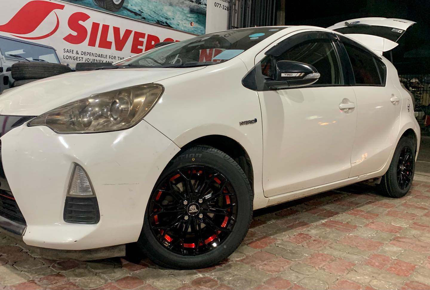 Custom Wheels - Toyota Aqua fitted with 15” Alloywheels
