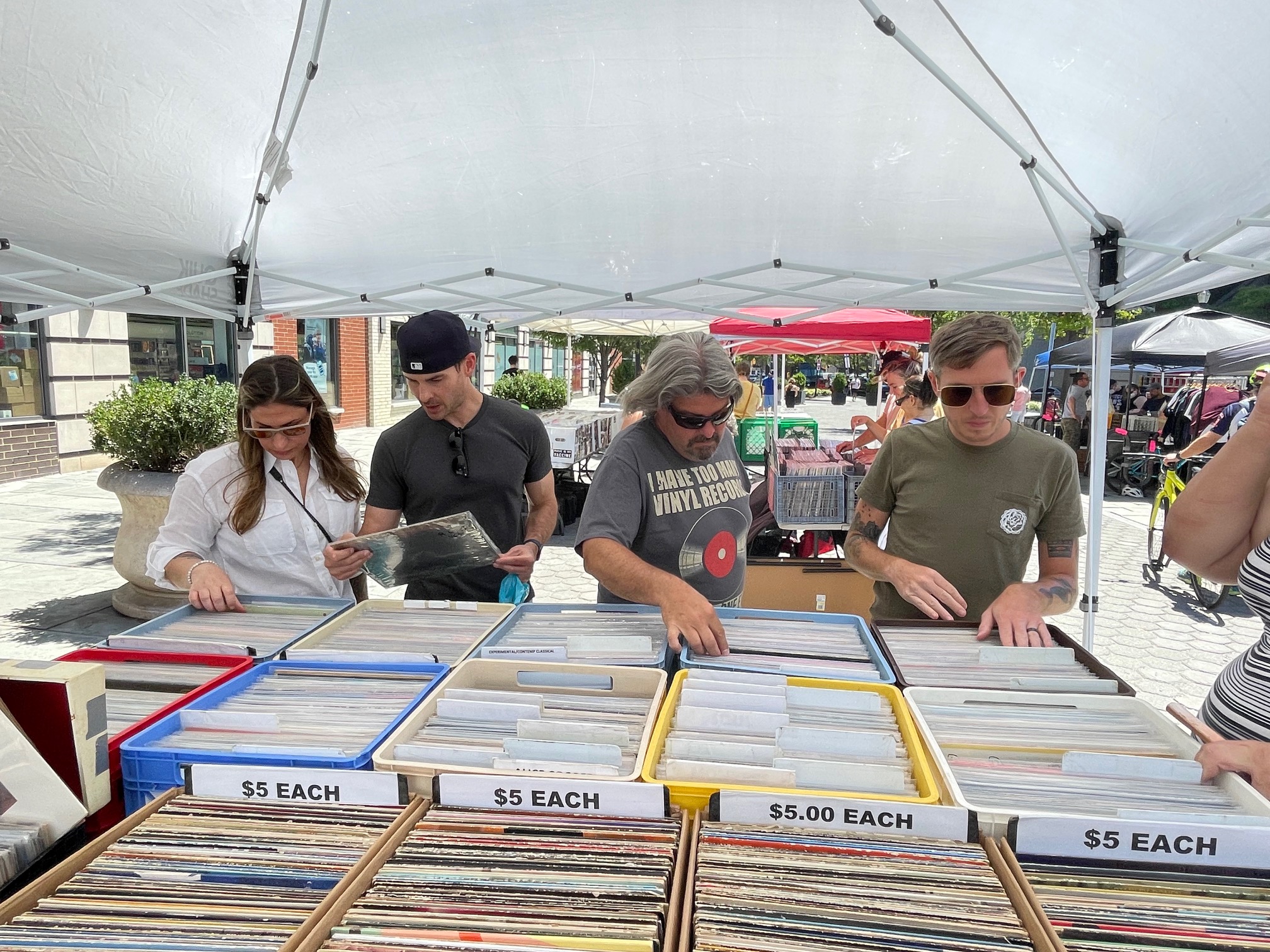 VINYL RECORD SALE! The Jersey City Record Riot @Grove St PATH Plaza ...