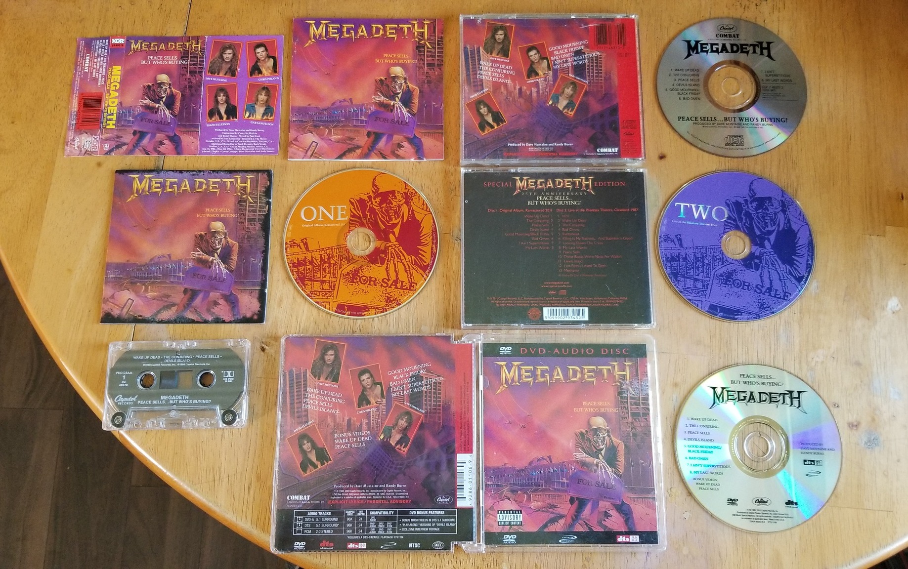 one of my favorite albums of all time 3:) Megadeth Peace Sells 