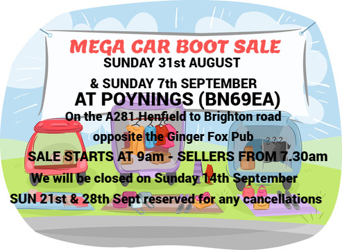 Car boot sale... - Car boot sale Sayers common & Poynings