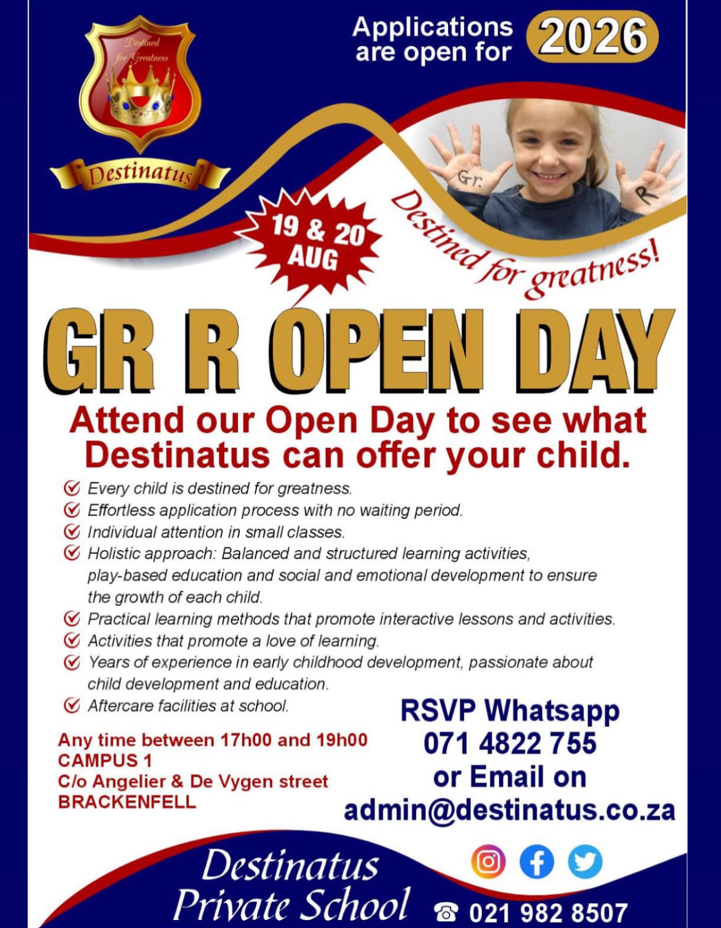 Destinatus - You’re Invited! Join us for our upcoming Open Evenings for ...