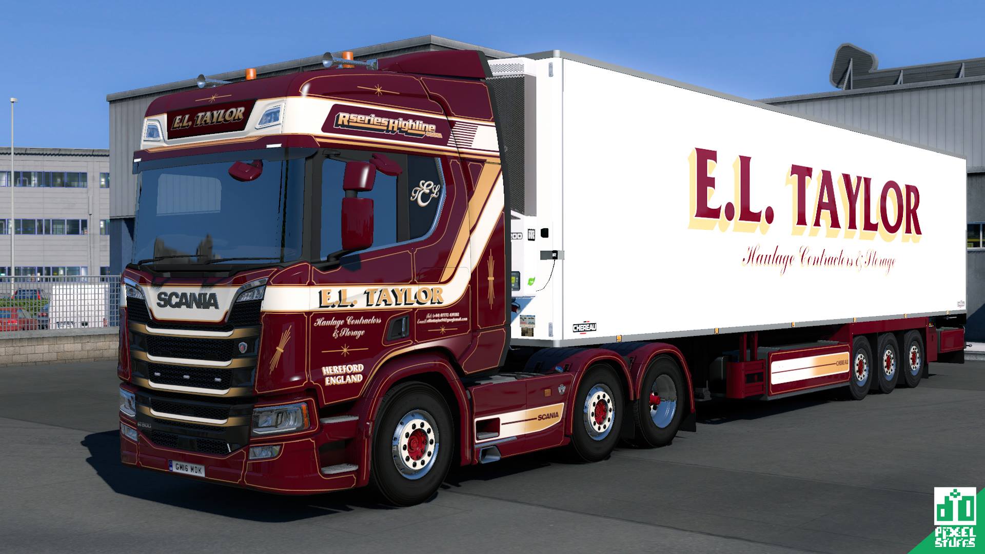Do Pixel Stuffs - E L Taylor, Scania R Series Nextgen
