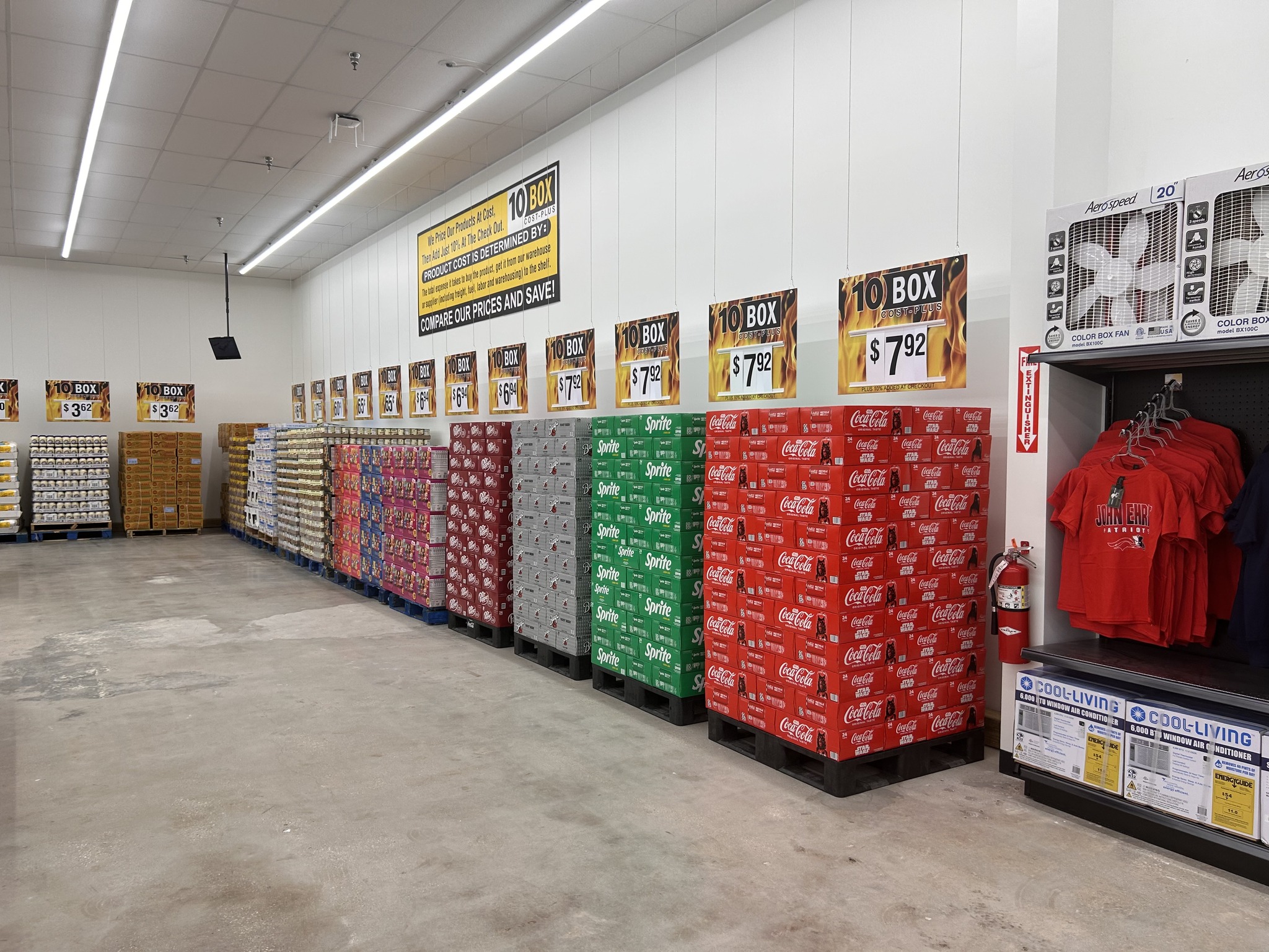 10box cost plus store grand opening in Marrero, LA