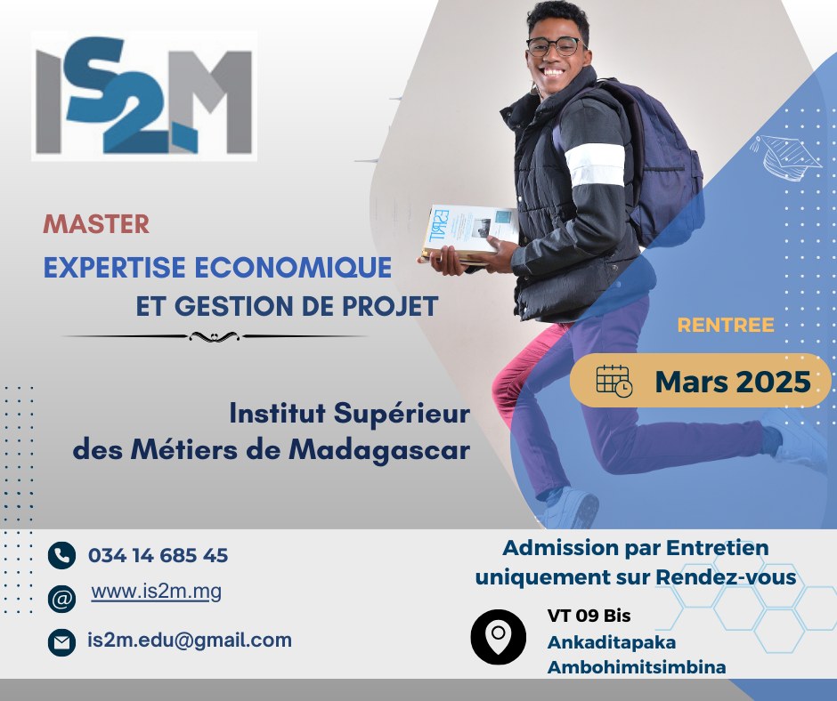 Institut Supérieur des Métiers de Madagascar (IS2M) | Antananarivo