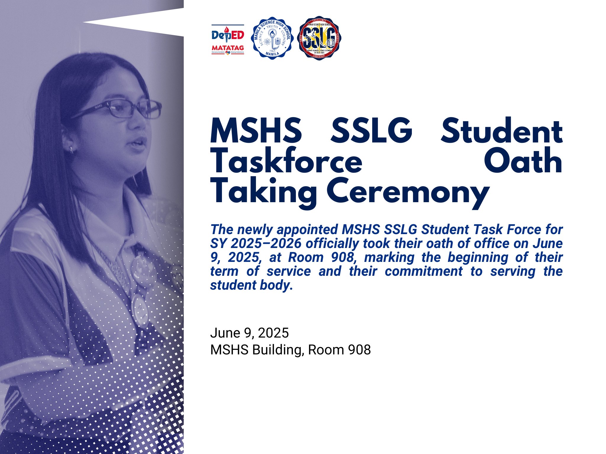 Manila Science High School SSLG 2025-2026