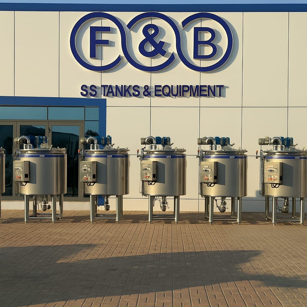 F&B SS tanks & equipment | Umm al Qaiwain