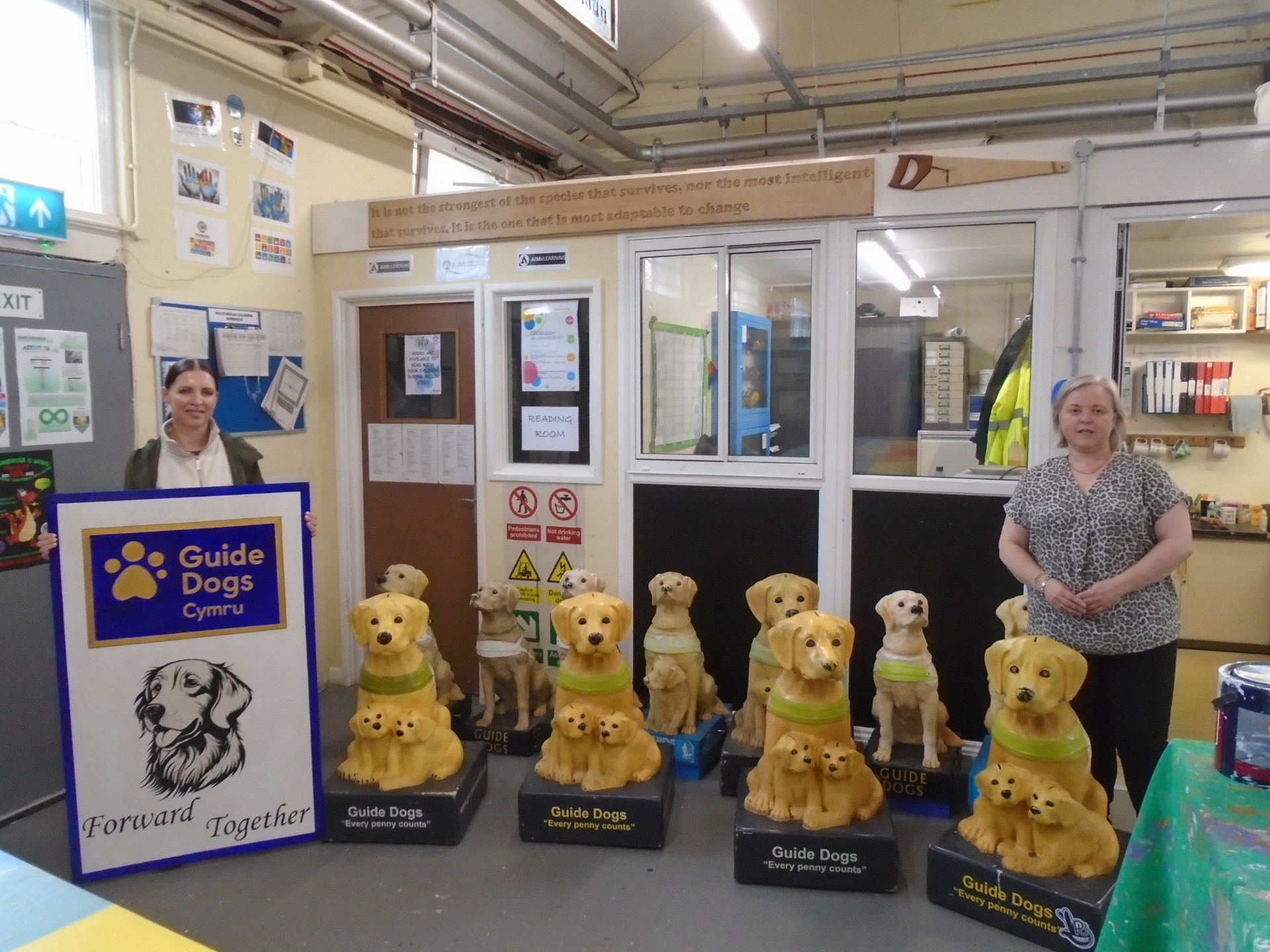 Our iconic life-sized collecting boxes... - Guide Dogs Cymru | Facebook