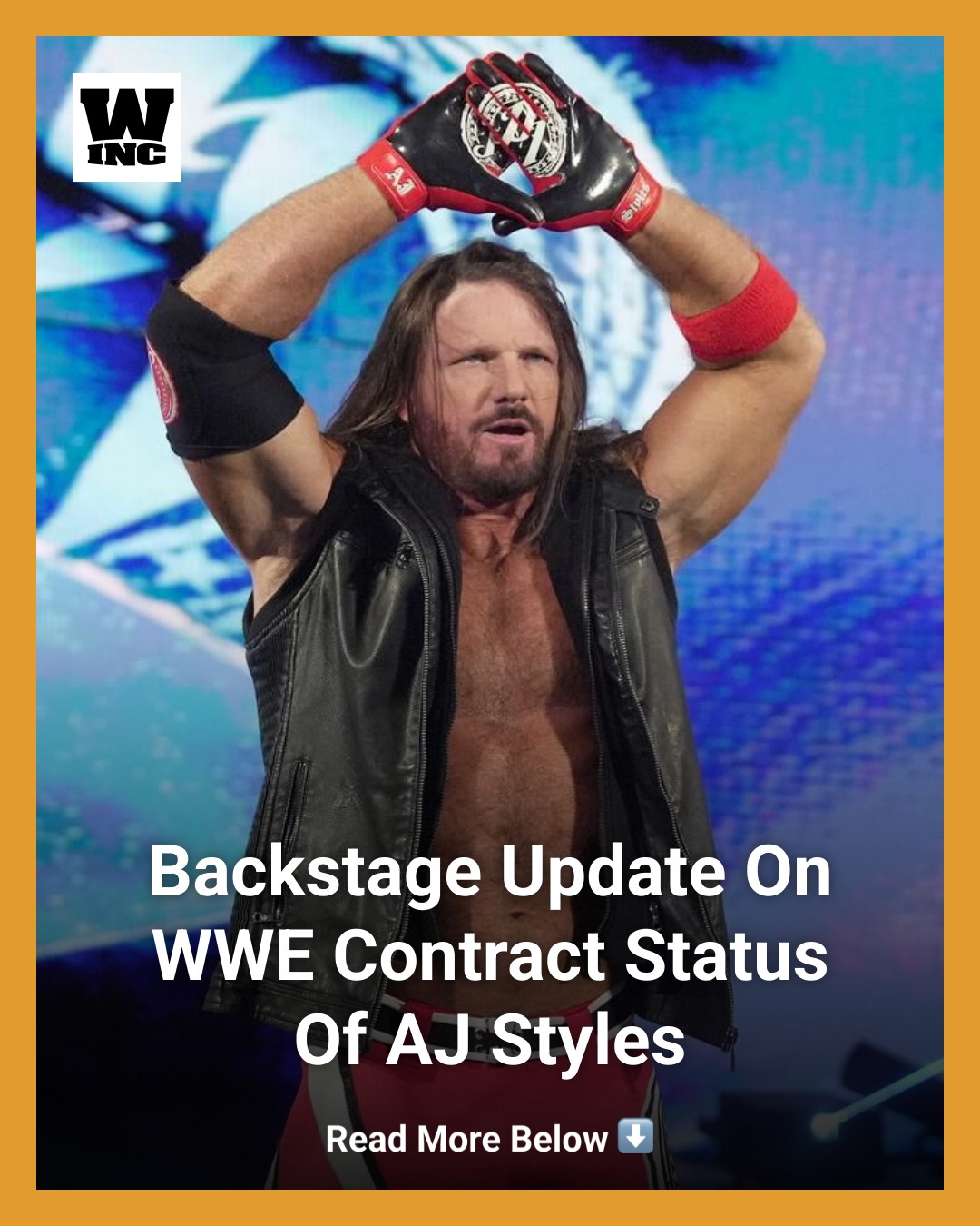 Wrestling - ICYMI: WWE star AJ Styles has reportedly signed a one-year ...