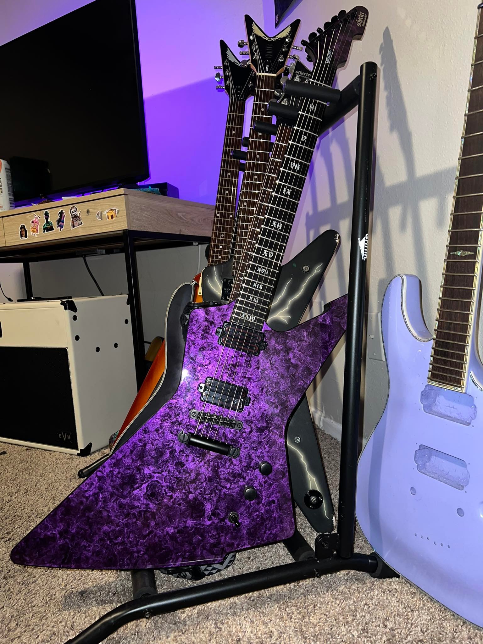 New Guitar Day: Schecter E1 Apocalypse Purple Reign