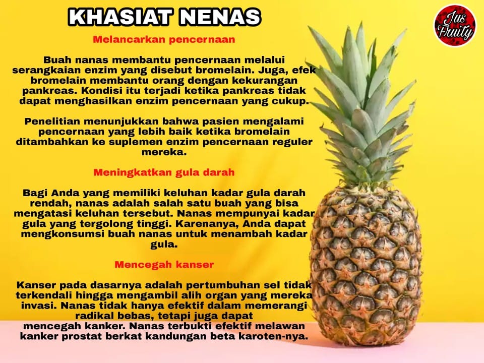𝗝𝗨𝗦 𝗡𝗘𝗡𝗔𝗦 𝗠𝗗2 Khasiat Nenas Md2 Juga Dapat Merawat Facebook