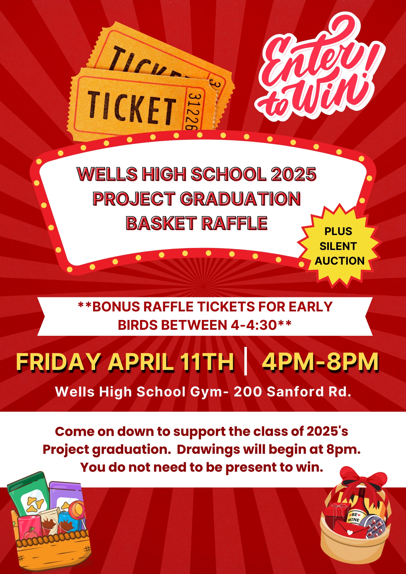 WHS 2025 Project Graduation Basket Raffle