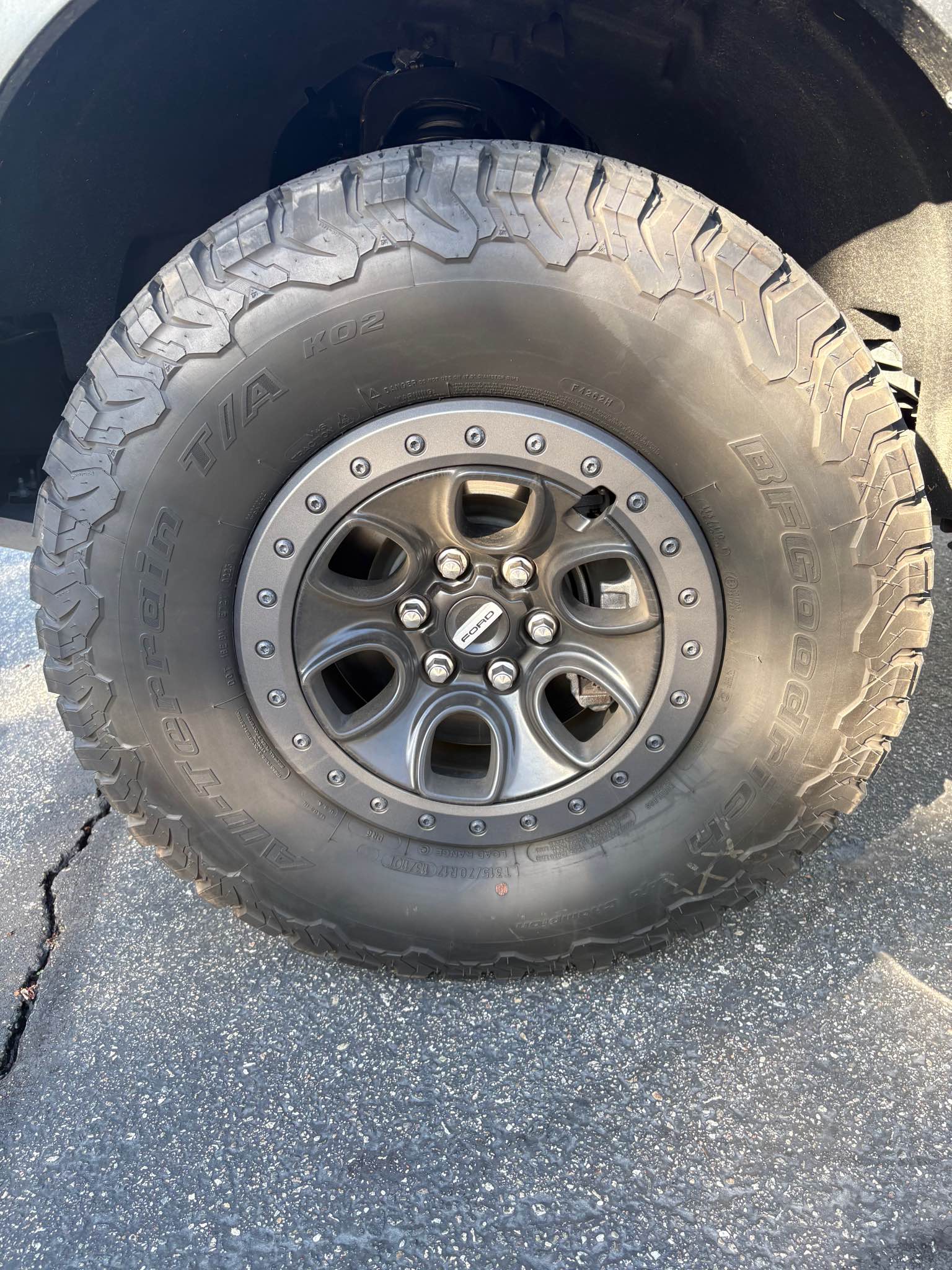 2023 Ford Raptor Stock Rims with BF Goodrich tires 35” - Car Wheels ...
