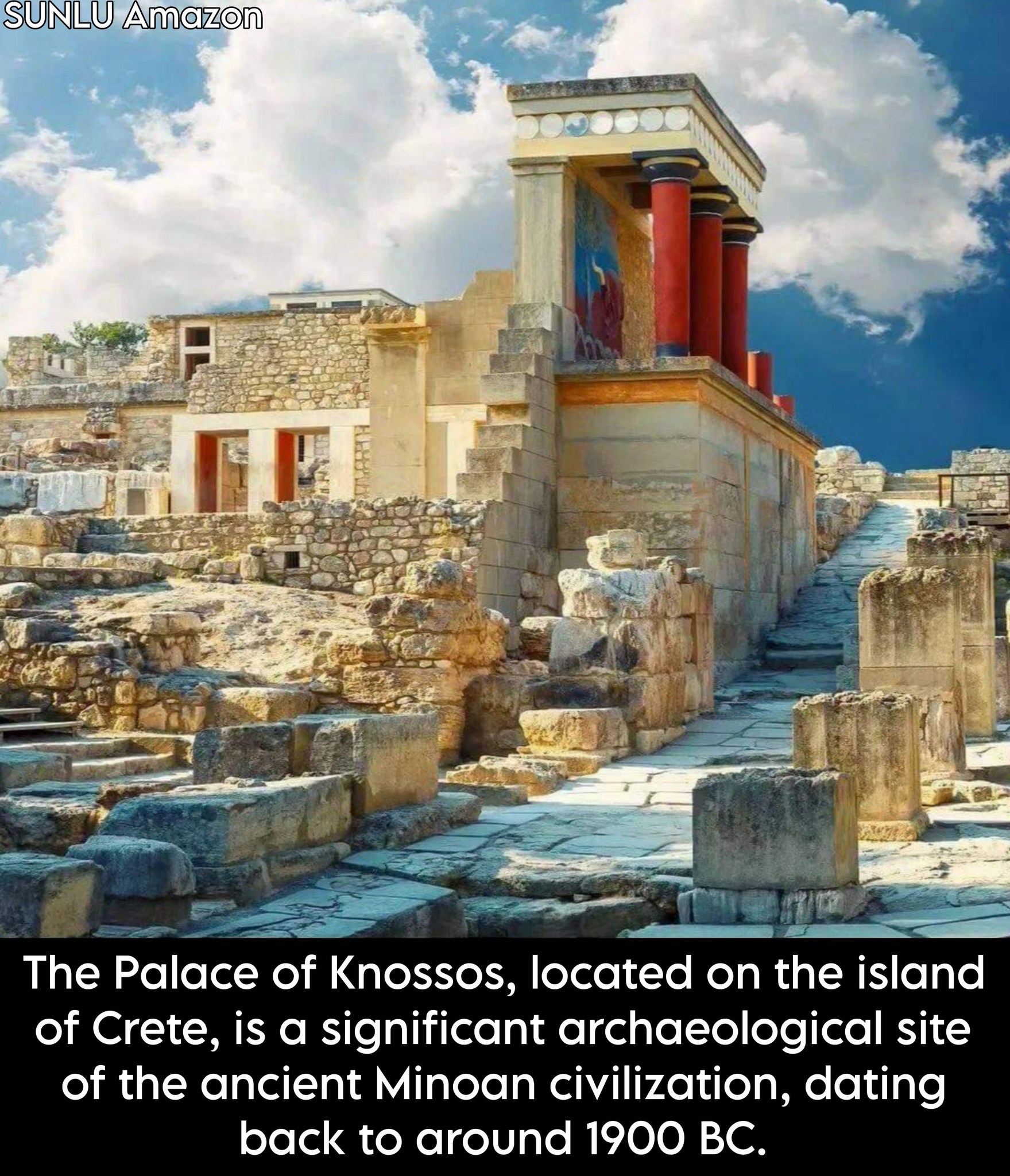 Gnosis Project was on the ground at the Minoan palace of Knossos