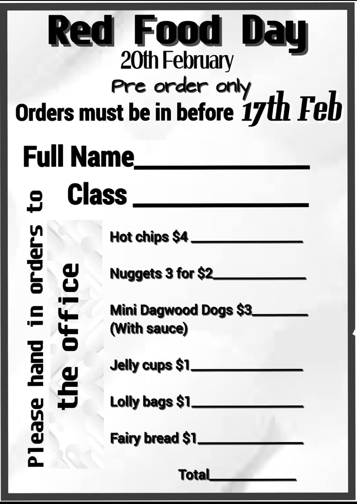 What is a Red Food Day? In... - Laidley District State School