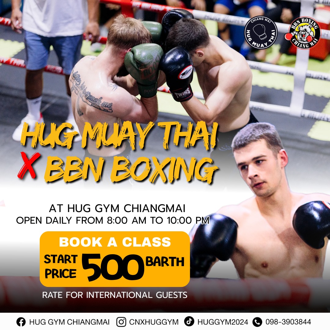 HUG MUAY THAI - 🥊 Train Like a Fighter in Chiang Mai! Join... | Facebook