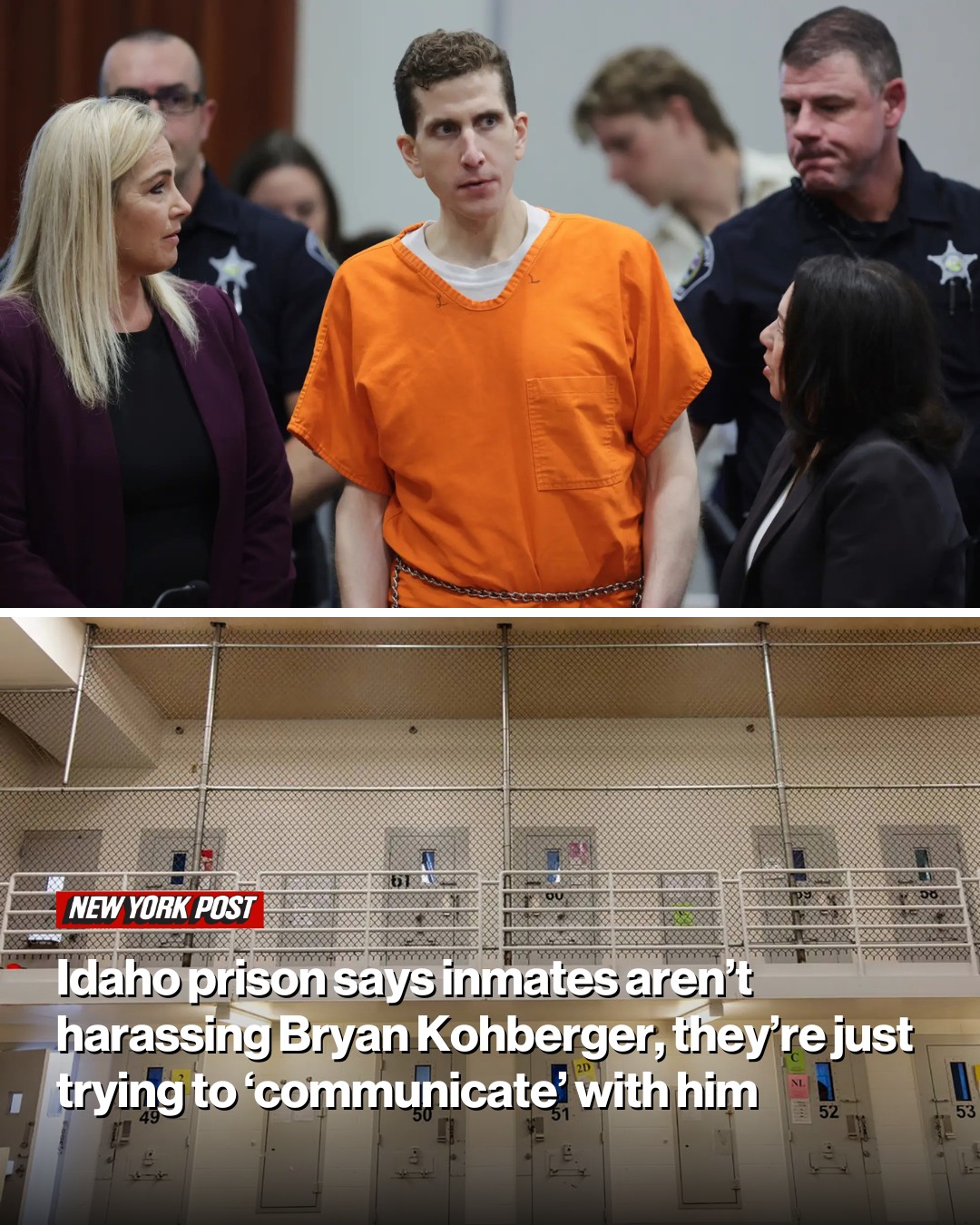 New - “It’s driving him crazy. The inmates are tormenting him at night ...