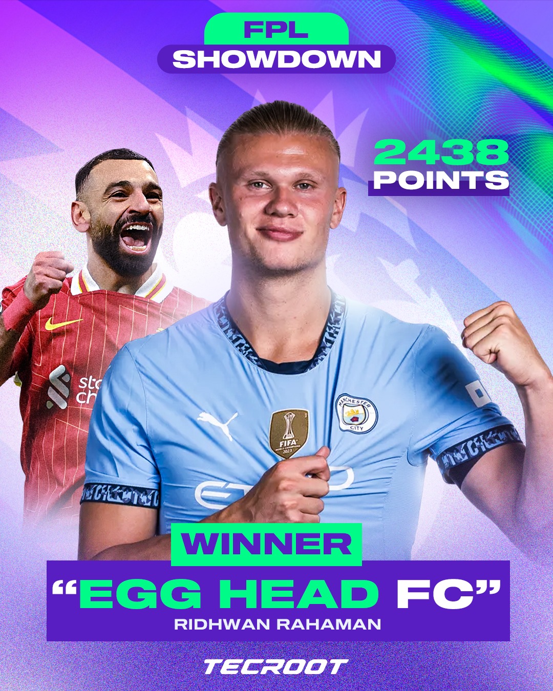 TecRoot - 🏆 Champions Rise! 🏆 EGG HEAD FC, masterfully managed by ...