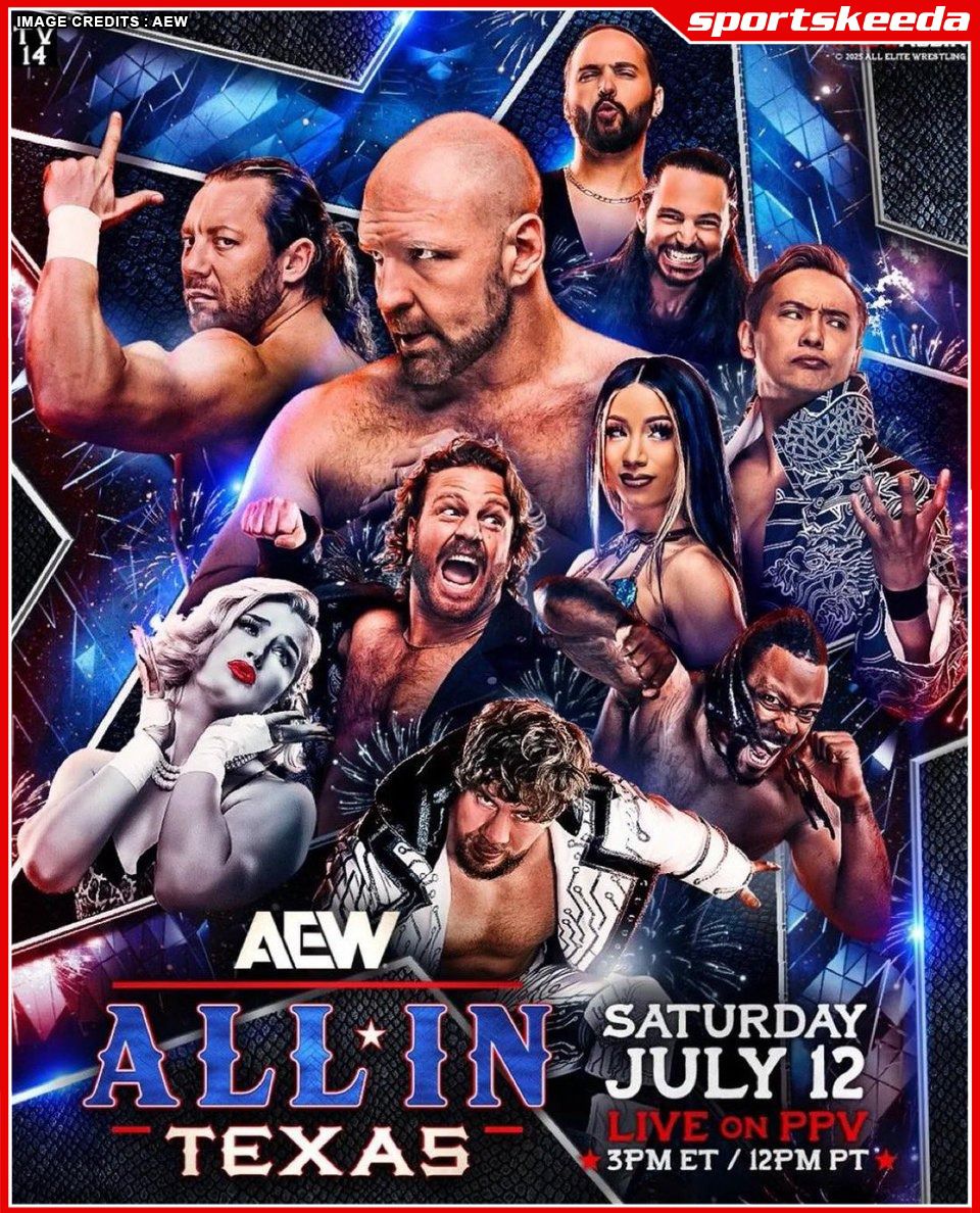 The new official poster for AEW... - Sportskeeda Wrestling | Facebook