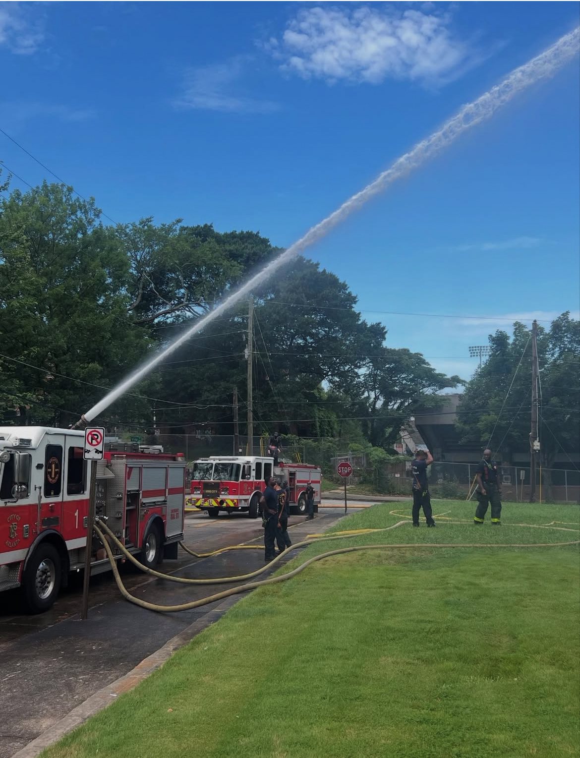 City - Training Day--Split Lay Technique--@atlantafirecompany1 C-shift ...