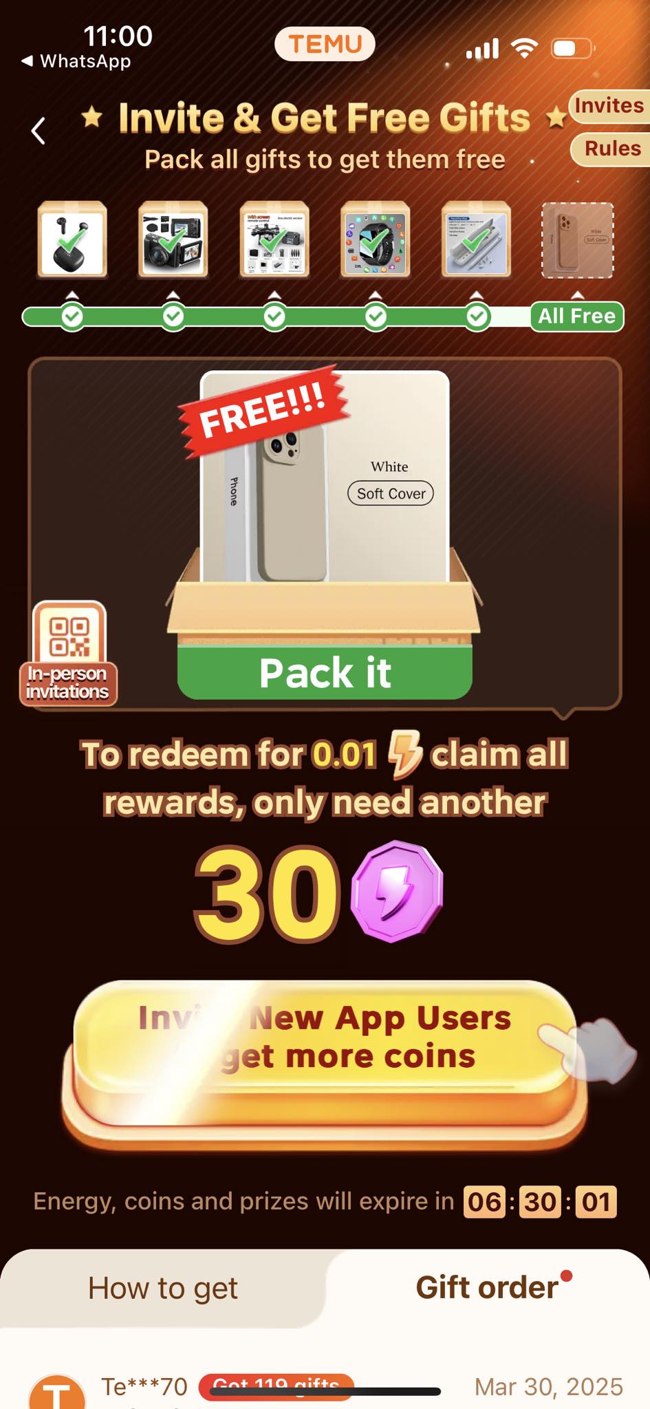 Temu codes and links | Facebook