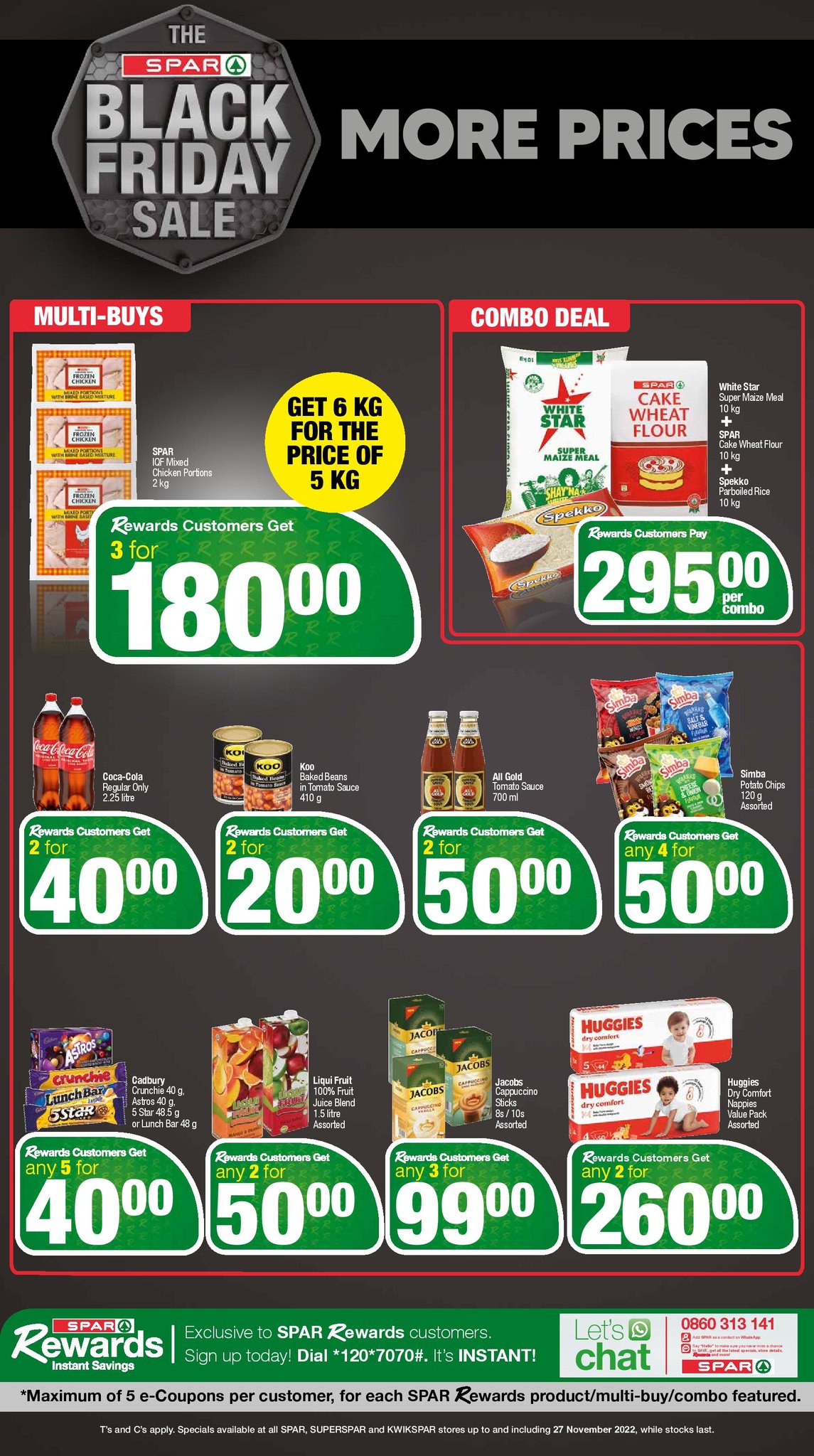 My SPAR - ⚫️Combo Deal: White Star Super Maize Meal 10kg +... | Facebook