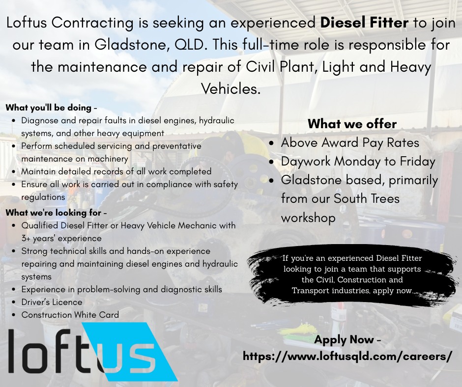 Loftus Contracting Pty Ltd | Gladstone QLD