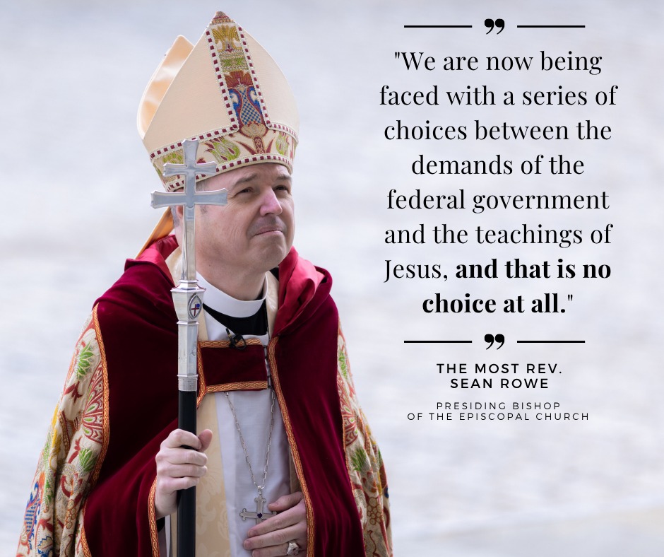 St. - Presiding Bishop Sean Rowe, writing in Religion News Service that ...