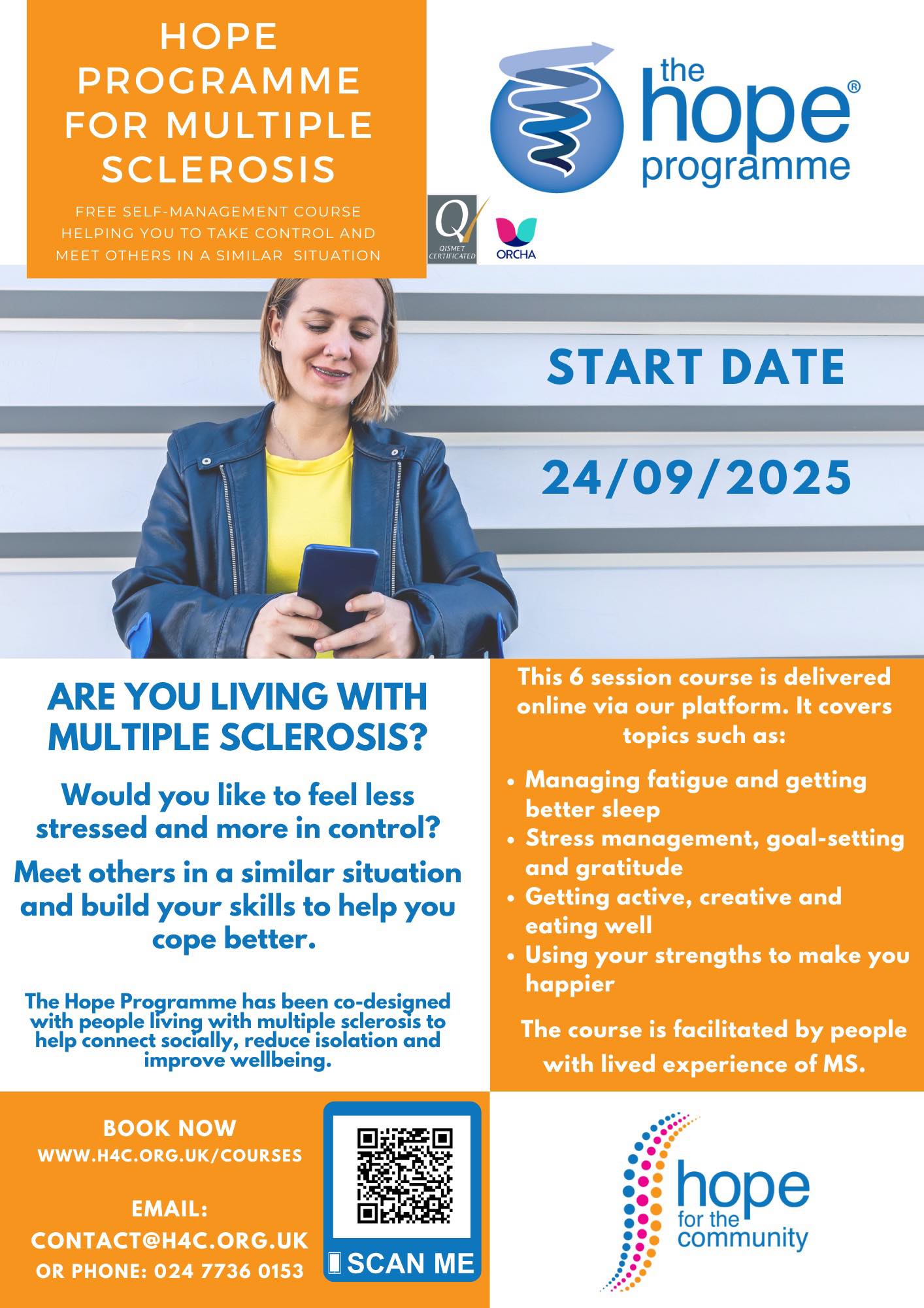 Leamington, - 🧡 Hope Starts Here 🧡 Living with MS? Join the free Hope ...