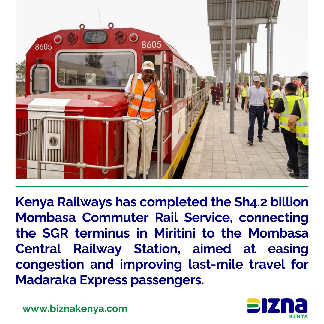 Bizna Kenya - Kenya Railways has completed the Sh4.2... | Facebook
