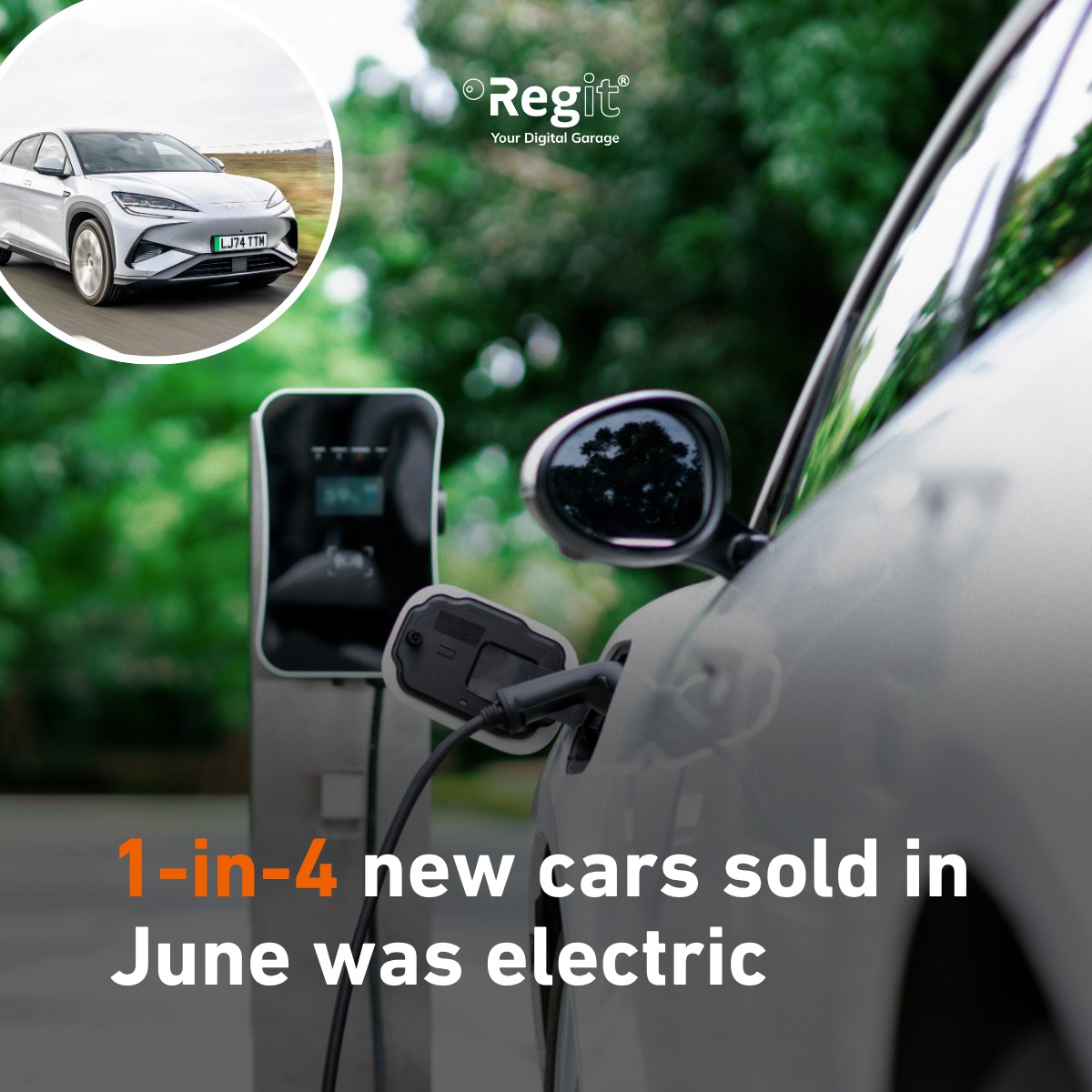 Regit - UK car sales surged in June with EVs making up one in four new ...