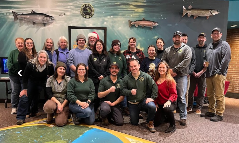 Wolf - 🎄 Holiday Cheer from the Staff at Wolf Lake State Fish Hatchery ...