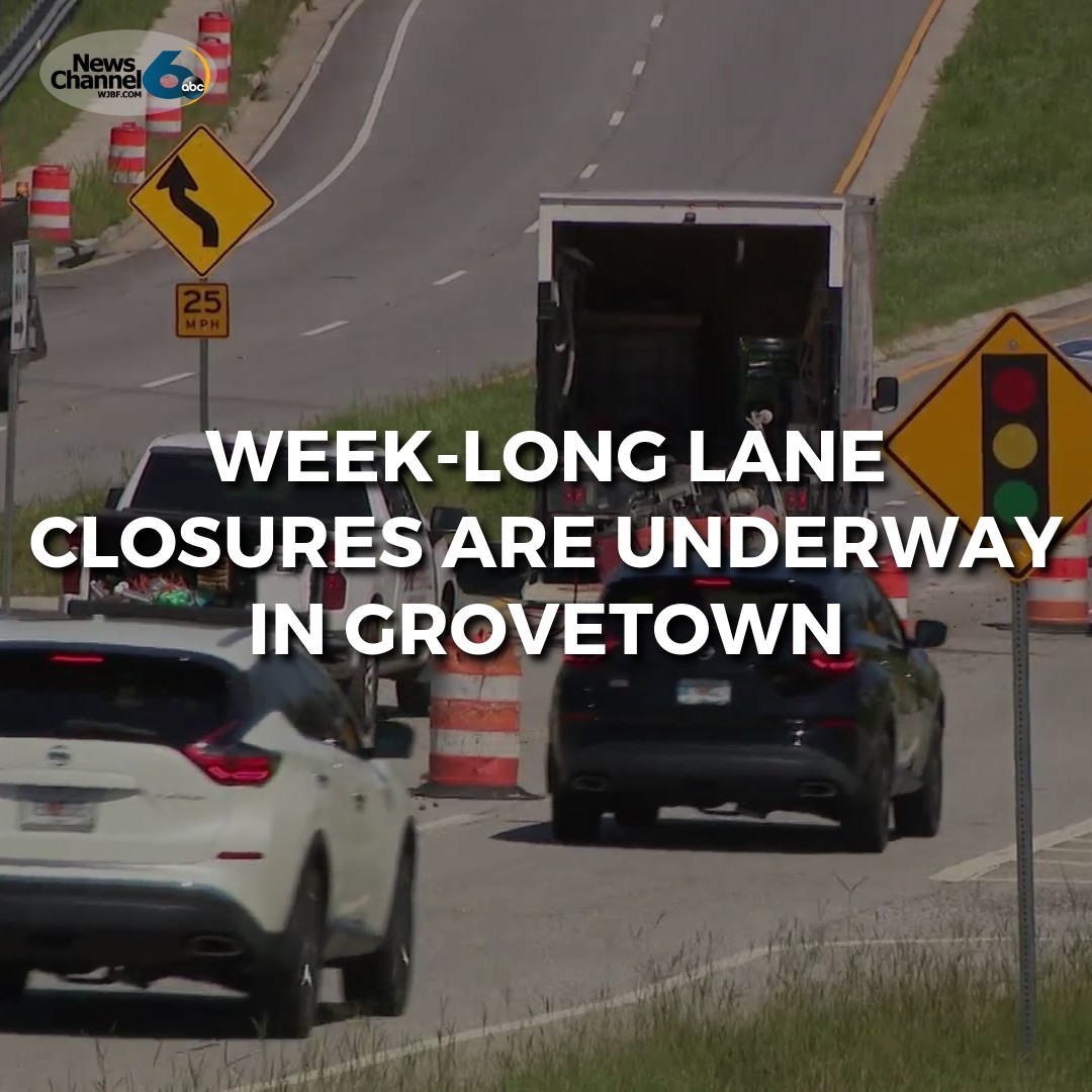 WJBF - Monday marks the start of temporary lane closures in Columbia ...