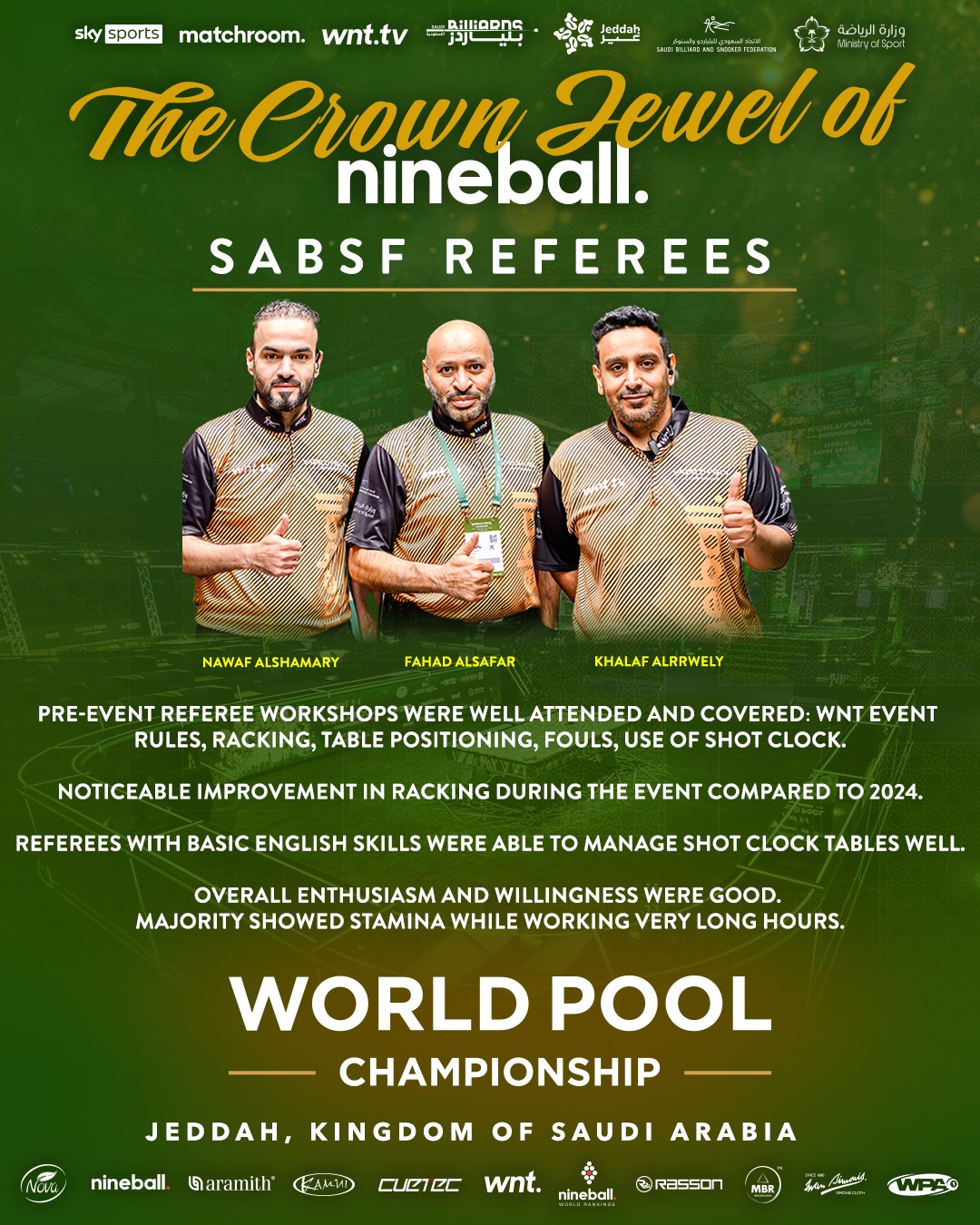 Matchroom Pool - The World Nineball Tour is committed to... | Facebook
