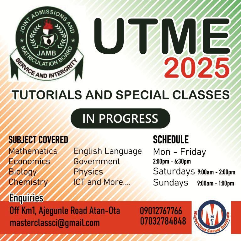 Masterclass - JAMB 2025: Are You Scared Of Jamb 2025? Do This💭 . 👉🏻Jamb ...