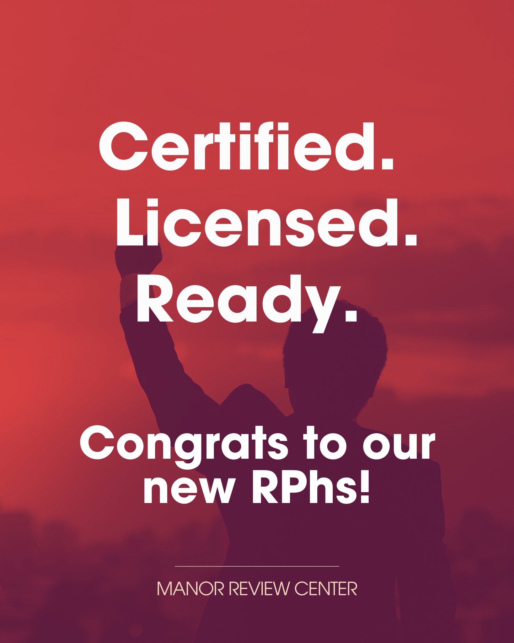 Manor - To our newly licensed pharmacists — We saw your late nights ...