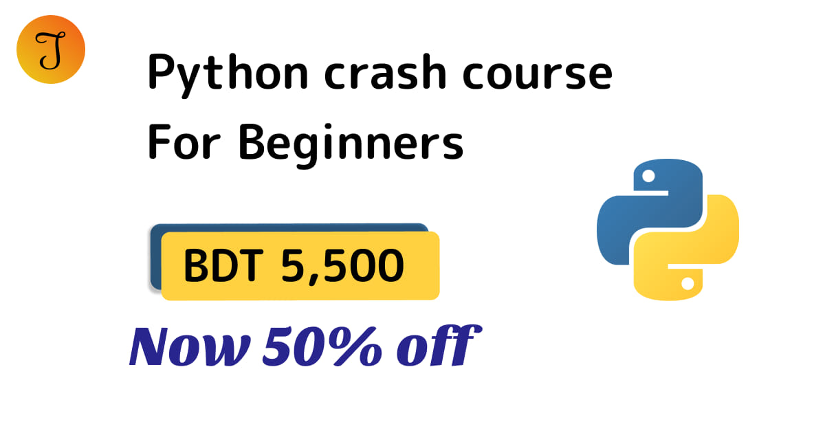 TrainUp BD - #Why??? #Python_Crash_Course (Beginner version) & #Machine ...