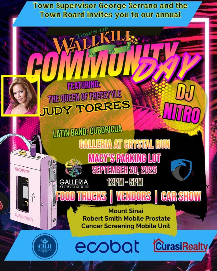 Judy Torres live at Galleria at Crystal Run's Community Day