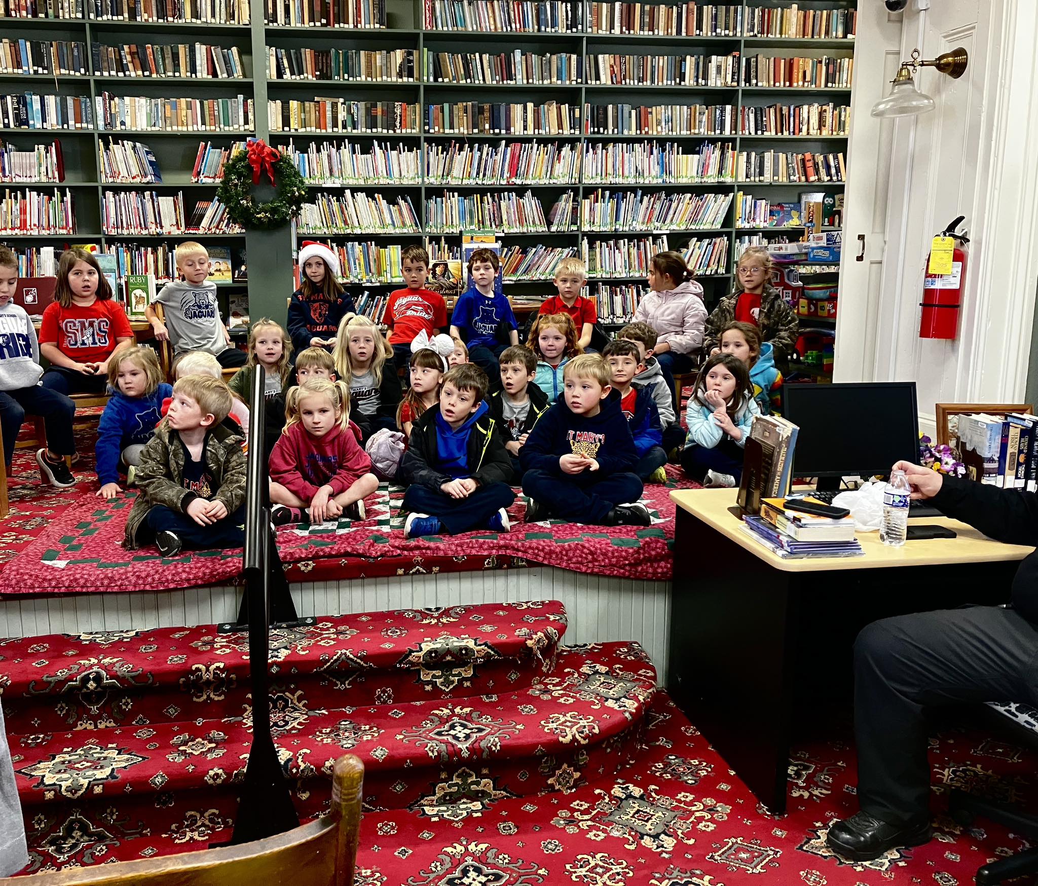 Members of St.Marys kindergarten and first grade visited Lewis Library ...