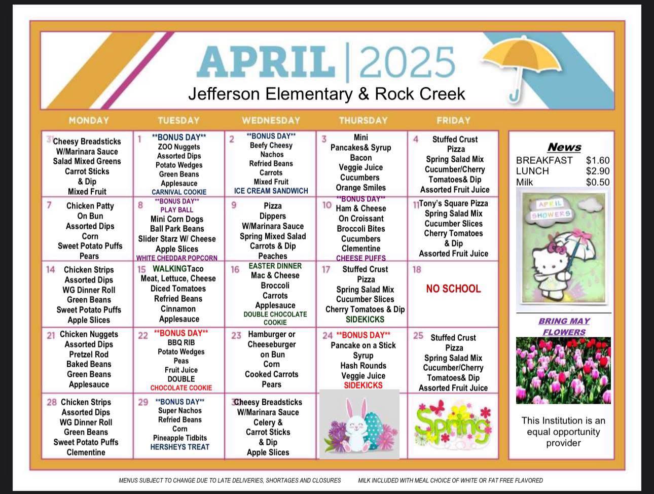Rock Creek Elementary PTO | Rock Creek OH
