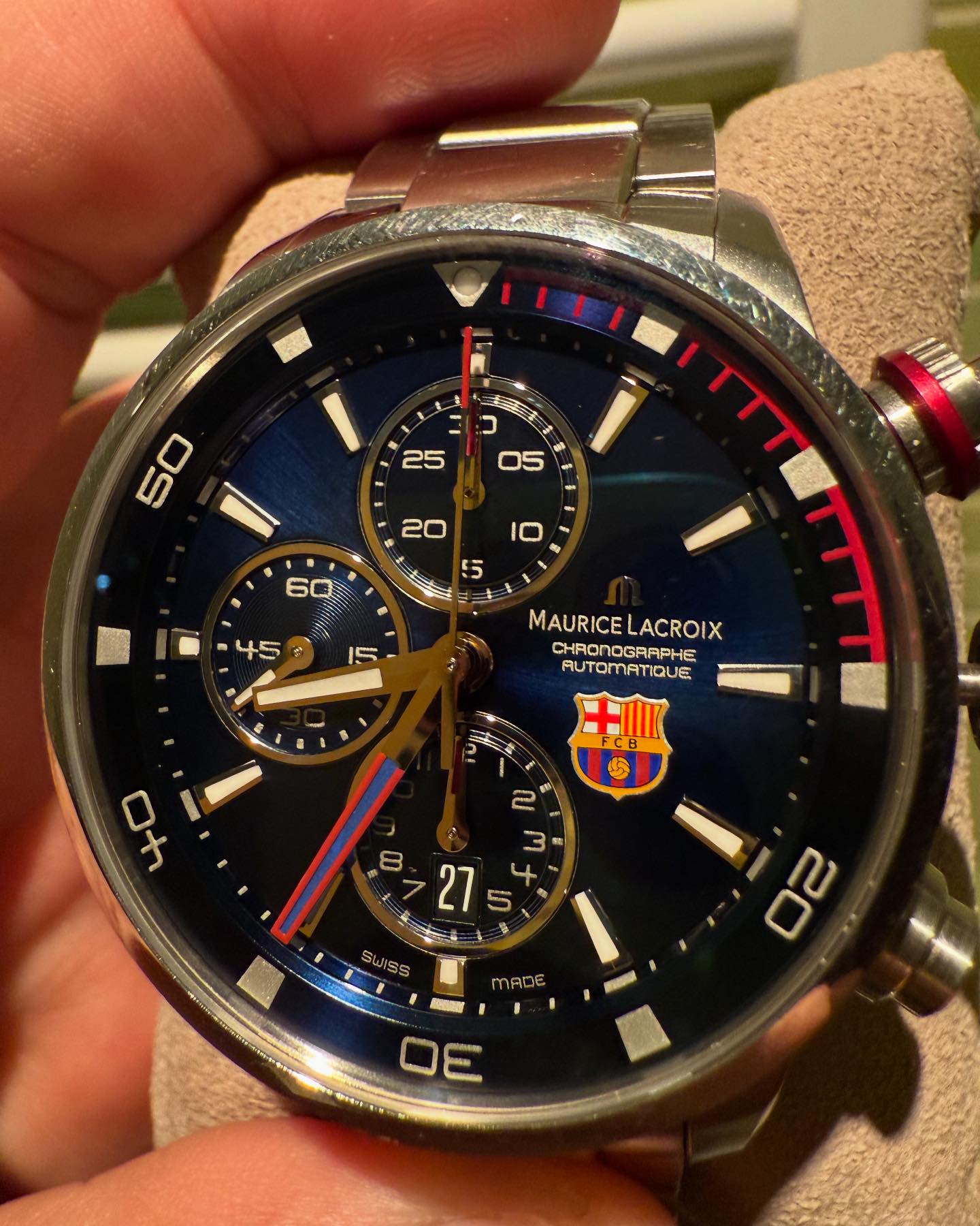 MAURICE-LACROIX/FC-BARCELONA Maurice Lacroix × FC Barcelona EL1088 