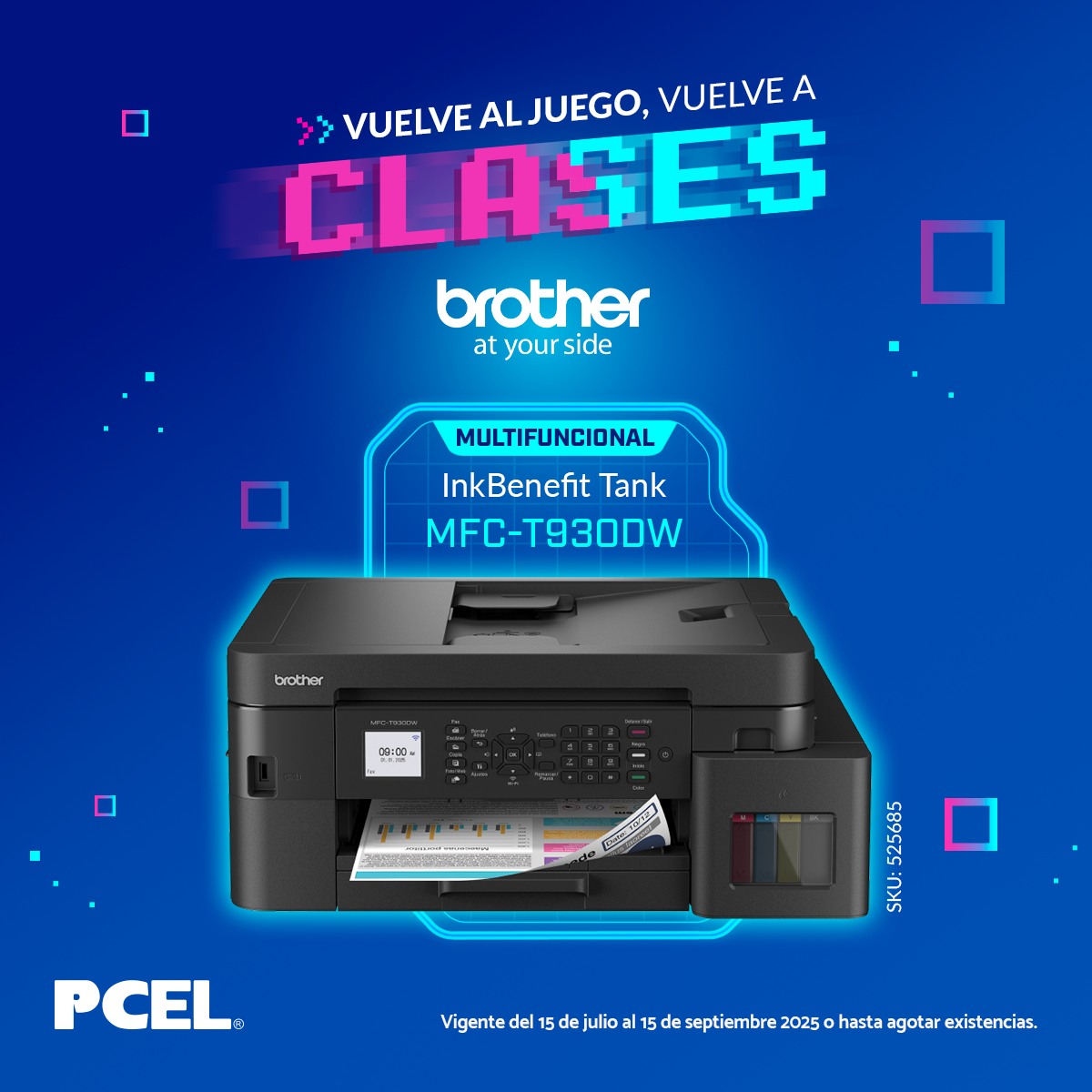 PCEL - 🖨️ Brother MFC-T930DW Imprime, escanea, copia y fax 🧾💨 💧Tanque ...