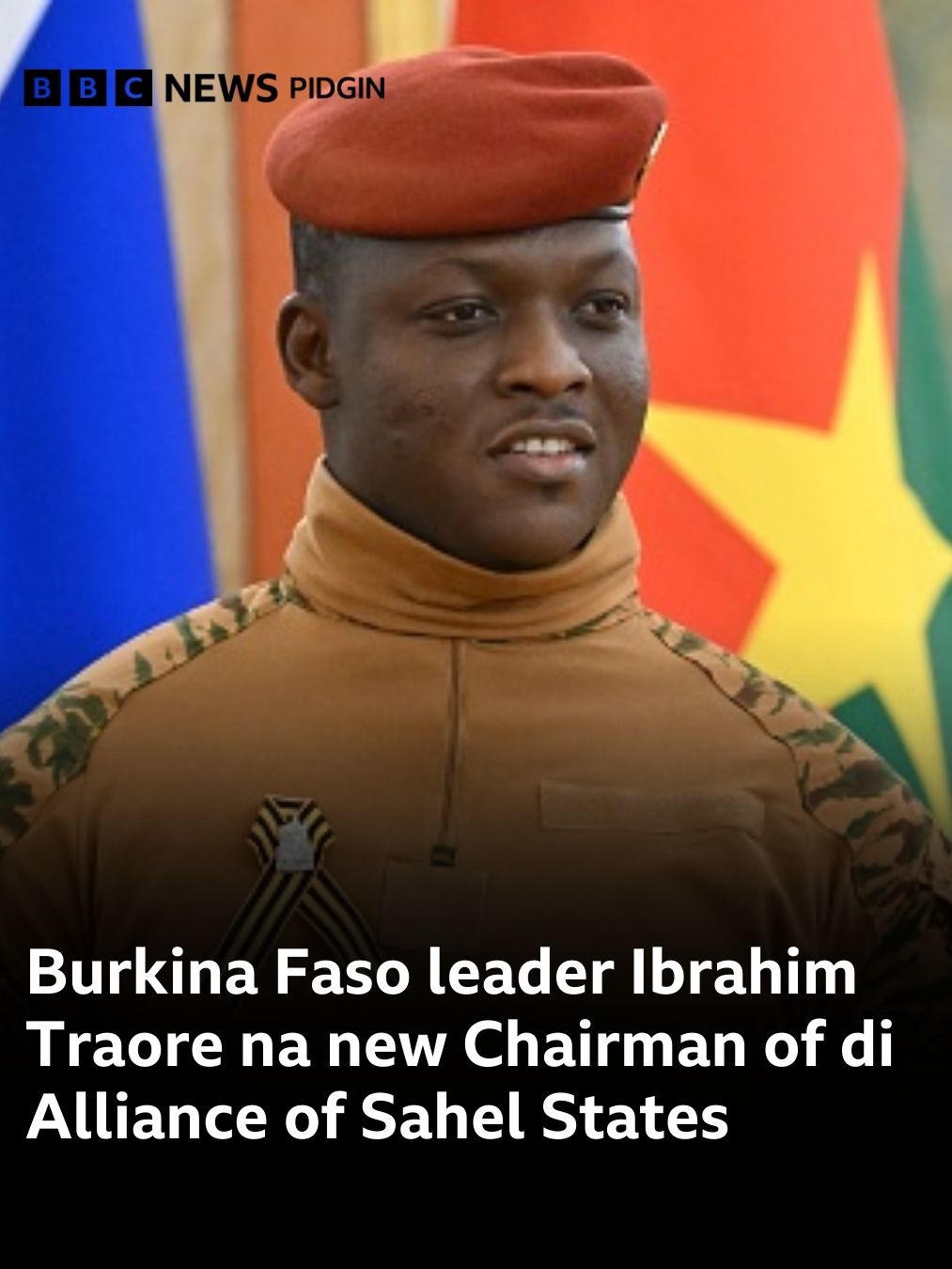 BBC - Burkina Faso military ruler, Capt Ibrahim Traore, don become di ...