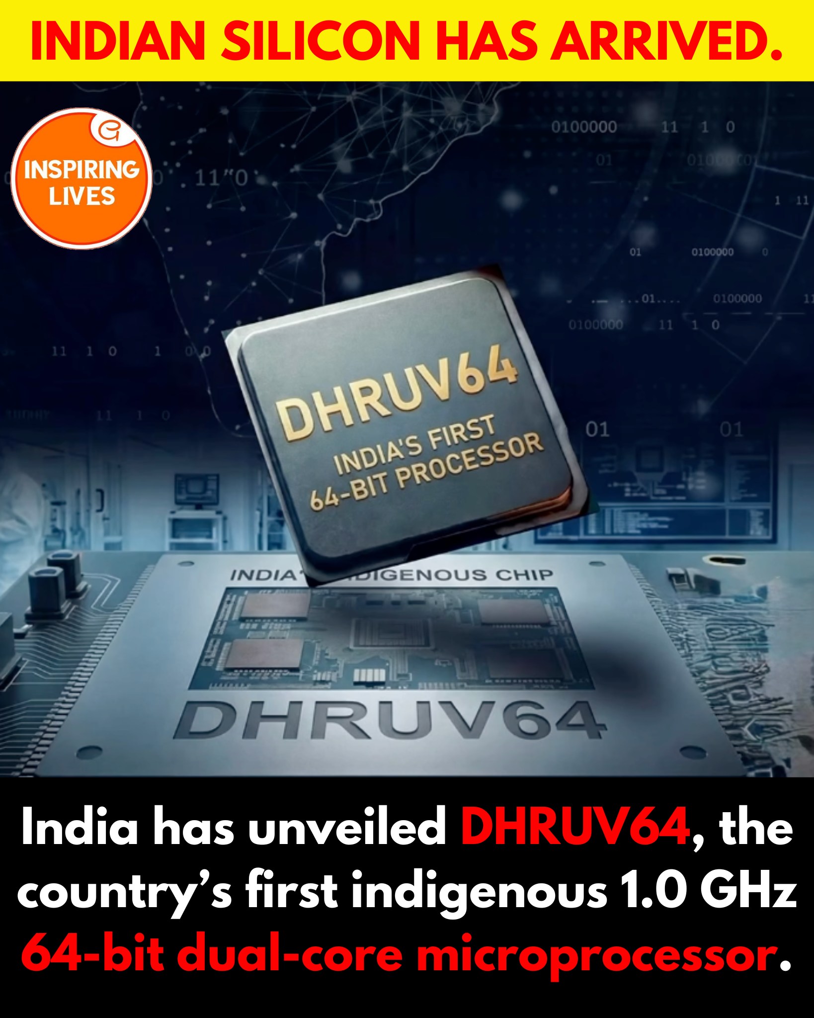 Inspiring - India has officially entered the elite league of chip ...