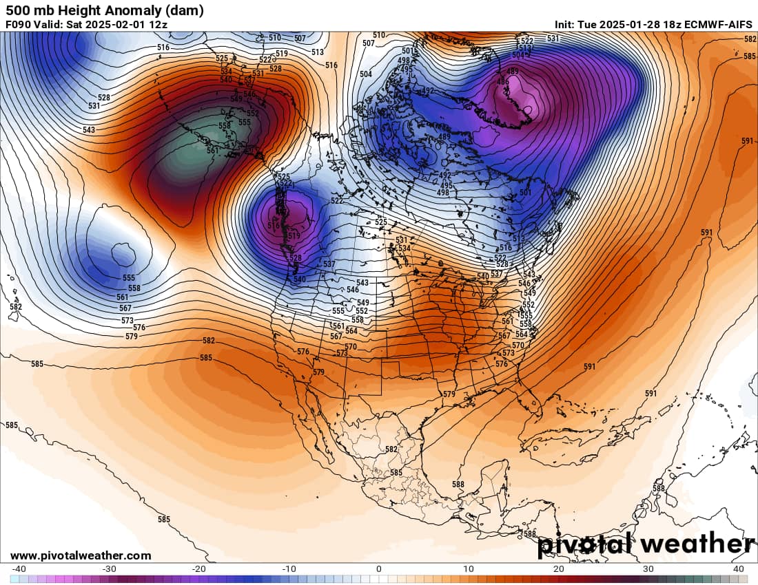 Washington Weather Chasers - 7:30pm 1-28-25: Evening model runs are ...