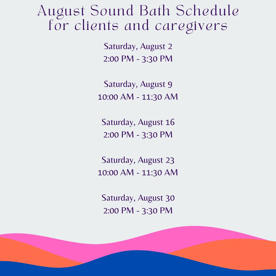 The Cancer - Here is the Sound Bath schedule for August! Please note ...