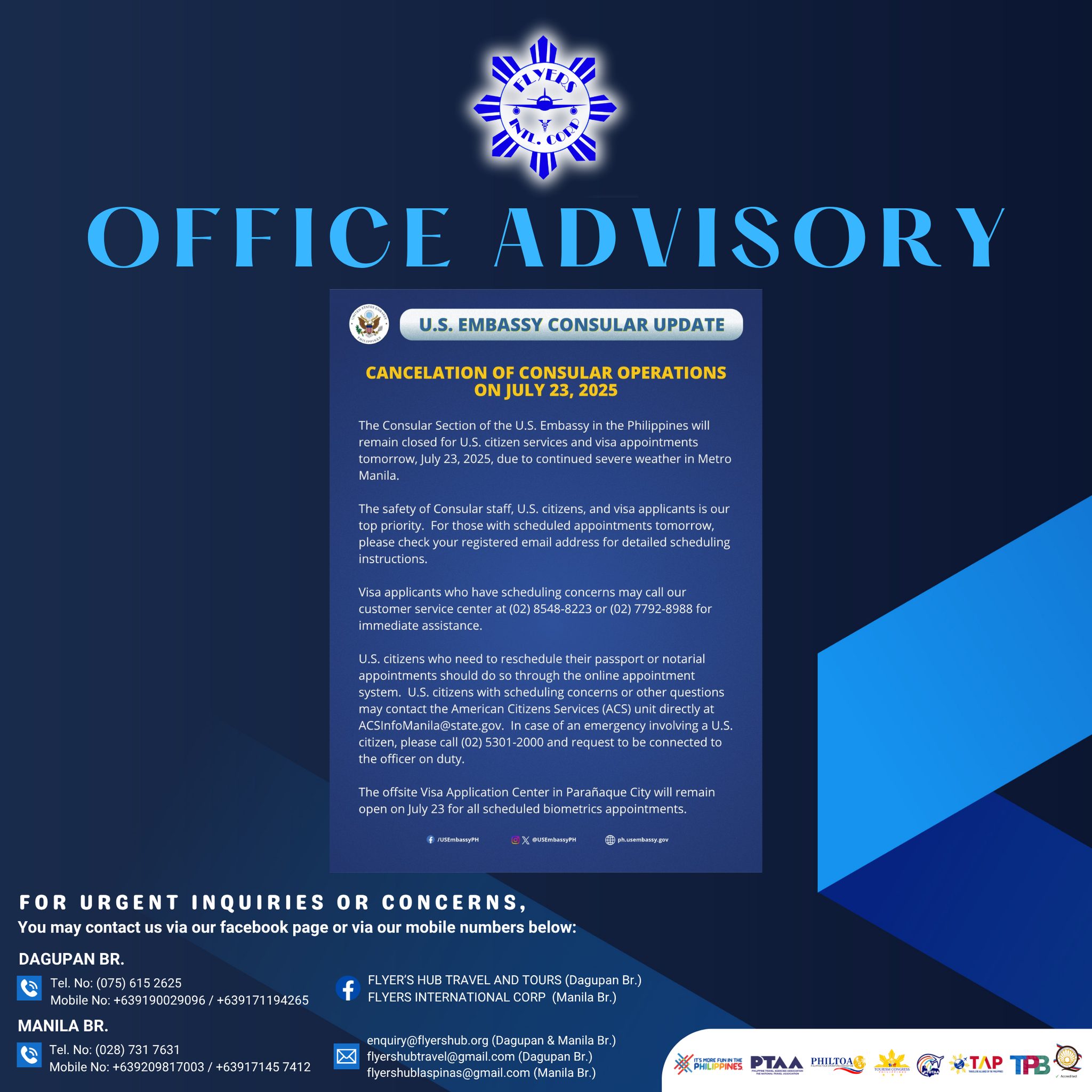 Flyer's - 📣 Heads up, Flyers Fam! 🌧️ ️ Due to the ongoing severe ...